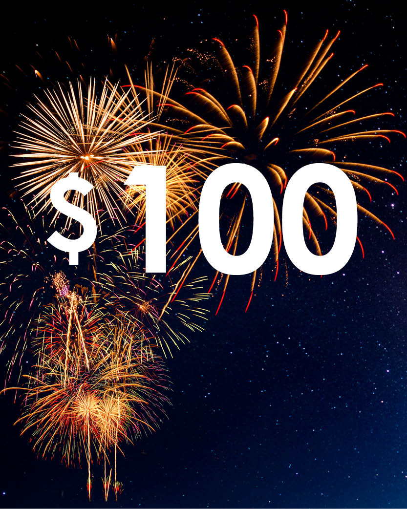 Fireworks Donation - $100 - Firecracker Sponsor