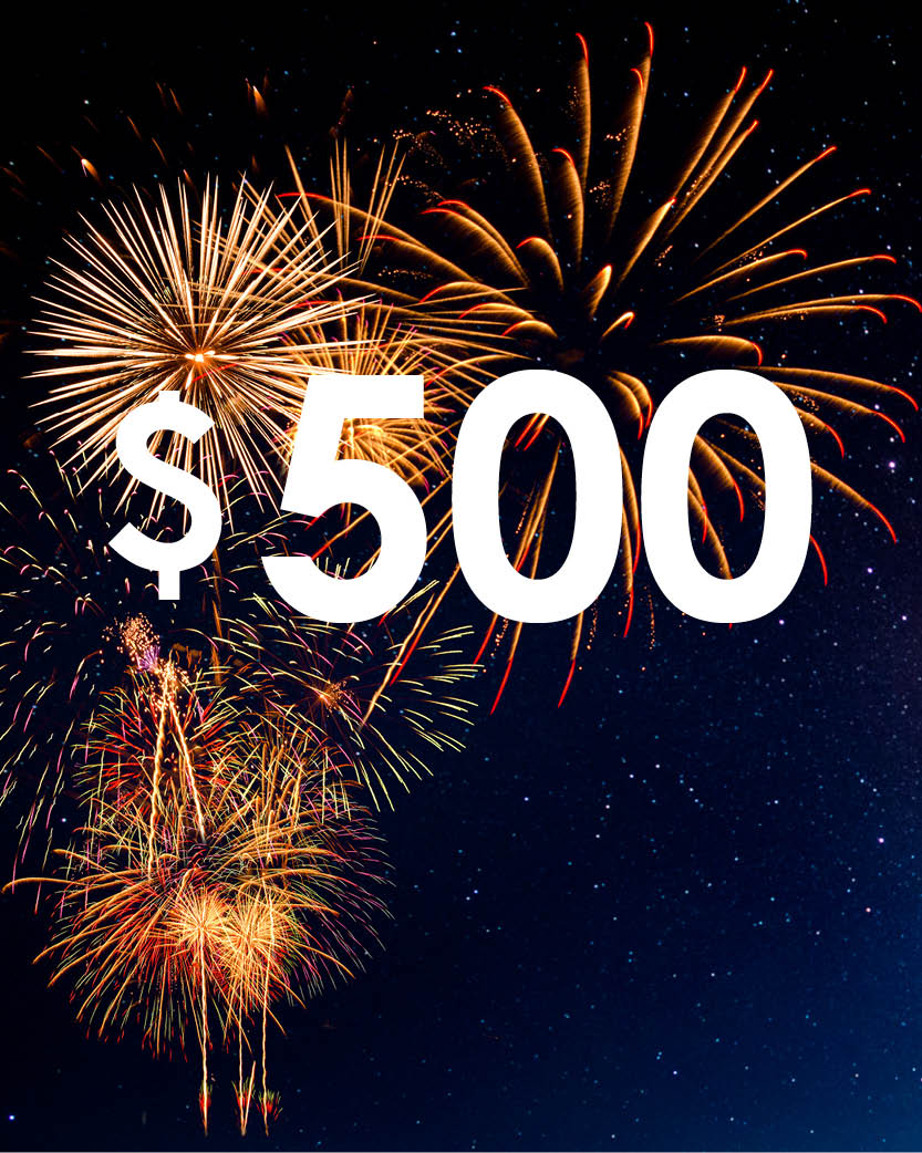 Fireworks Donation - $500 - Grand Finale Sponsor